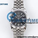 DateJust 41 126334 904L SS VSF 1:1 Best Edition V2 Gray Dial on Jubilee Bracelet VS3235 (133g)