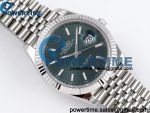 DateJust 41 126334 904L SS VSF 1:1 Best Edition V2 Green Dial on Jubilee Bracelet VS3235 (133g) - Image 2