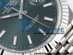 DateJust 41 126334 904L SS VSF 1:1 Best Edition V2 Green Dial on Jubilee Bracelet VS3235 (133g) - Image 5