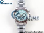 Daytona 126506 UFO 1:1 Best Edition Ice Blue Stick Dial on Braclet UF4131 (Free Sprung)