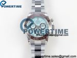 Daytona 126506 UFO 1:1 Best Edition Ice Blue Crystal Dial on Braclet UF4131 (Free Sprung)
