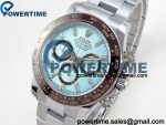 Daytona 126506 UFO 1:1 Best Edition Ice Blue Crystal Dial on Braclet UF4131 (Free Sprung) - Image 3
