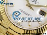 Day Date 40 YG RCF 1:1 Best Edition White MOP Crystal Dial on President Bracelet VR3255（210g) - Image 4