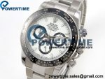 Daytona 126500 UFO 1:1 Best Edition 904L Steel White Dial on SS Bracelet UF4131 (Free Sprung) - Image 3
