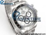 Daytona 126500 UFO 1:1 Best Edition 904L Steel White Dial on SS Bracelet UF4131 (Free Sprung) - Image 2