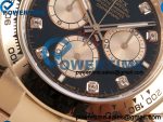 Daytona 126505 QF 1:1 Best Edition Black/RG Diamonds Dial on RG Bracelet JH4131 (Free Sprung) V18 Weighted 213g - Image 5
