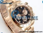 Daytona 126505 QF 1:1 Best Edition Black/RG Diamonds Dial on RG Bracelet JH4131 (Free Sprung) V18 Weighted 213g - Image 2