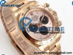 Daytona 126505 QF 1:1 Best Edition RG/Black Dial on RG Bracelet JH4131 (Free Sprung) V18 Weighted 213g - Image 2
