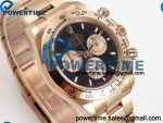 Daytona 126505 QF 1:1 Best Edition Black/RG Dial on RG Bracelet JH4131 (Free Sprung) V18 Weighted 213g - Image 2