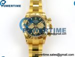 Daytona 126508 QF 1:1 Best Edition Green/YG Dial on YG Bracelet JH4131 (Free Sprung) V18 Weighted 213g