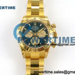 Daytona 126508 QF 1:1 Best Edition Green/YG Dial on YG Bracelet JH4131 (Free Sprung) V18 Weighted 213g
