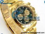 Daytona 126508 QF 1:1 Best Edition Green/YG Dial on YG Bracelet JH4131 (Free Sprung) V18 Weighted 213g - Image 2