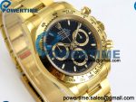 Daytona 126508 QF 1:1 Best Edition Black Dial on YG Bracelet JH4131 (Free Sprung) V18 Weighted 213g - Image 2