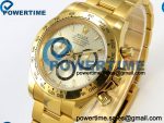 Daytona 126508 QF 1:1 Best Edition YG Dial on YG Bracelet JH4131 (Free Sprung) V18 Weighted 213g - Image 3