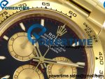 Daytona 126508 QF 1:1 Best Edition Black/YG Dial on YG Bracelet JH4131 (Free Sprung) V18 Weighted 213g - Image 4