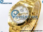 Daytona 126508 QF 1:1 Best Edition White Dial on YG Bracelet JH4131 (Free Sprung) V18 Weighted 213g - Image 3