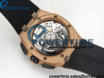 Royal Oak Offshore 43mm 26420SO RG APSF 1:1 Best Edition Black Dial On Black Rubber Strap SA4401 Super Clone - Image 10