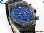 Royal Oak Chrono 26240ce Black Ceramic DDF 1:1 Best Edition Blue Dial on Bracelet DD4401 Super Clone Weighted 147g - Image 2