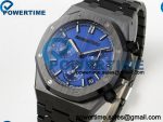 Royal Oak Chrono 26240ce Black Ceramic DDF 1:1 Best Edition Blue Dial on Bracelet DD4401 Super Clone Weighted 147g - Image 3