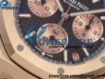 Royal Oak Chrono 26240 RG DDF 1:1 Best Edition Brown/RG Dial on RG Bracelet DD4401 Super Clone (50 Anniversary) Weighted 205g - Image 5