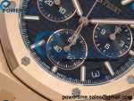 Royal Oak Chrono 26240 RG DDF 1:1 Best Edition Black Dial on RG Bracelet DD4401 Super Clone (50 Anniversary) Weighted 205g - Image 5