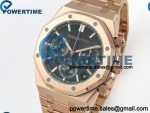 Royal Oak Chrono 26240 RG DDF 1:1 Best Edition Green Dial on RG Bracelet DD4401 Super Clone (50 Anniversary) Weighted 205g - Image 3