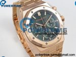 Royal Oak Chrono 26240 RG DDF 1:1 Best Edition Green Dial on RG Bracelet DD4401 Super Clone (50 Anniversary) Weighted 205g - Image 2