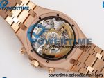 Royal Oak Chrono 26240 RG DDF 1:1 Best Edition Black Dial on RG Bracelet DD4401 Super Clone (50 Anniversary) Weighted 205g - Image 10